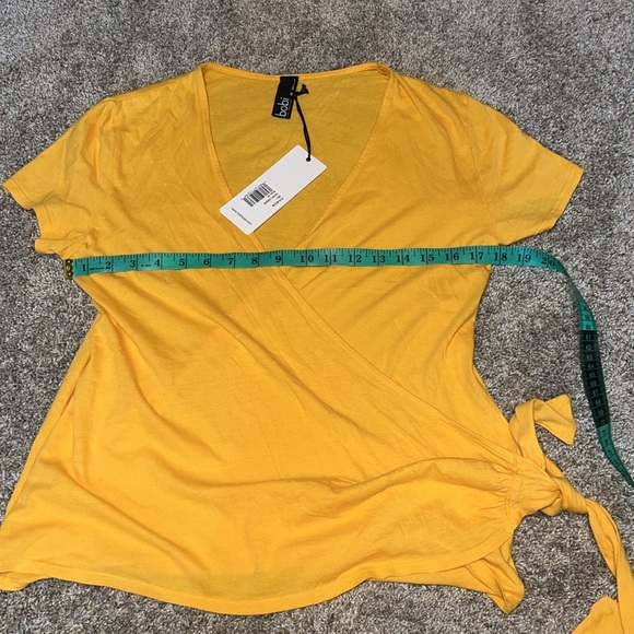 NWT BOBI Light Weight Jersey Top in Sunflower SIZE MEDIUM - Picture 6 of 7